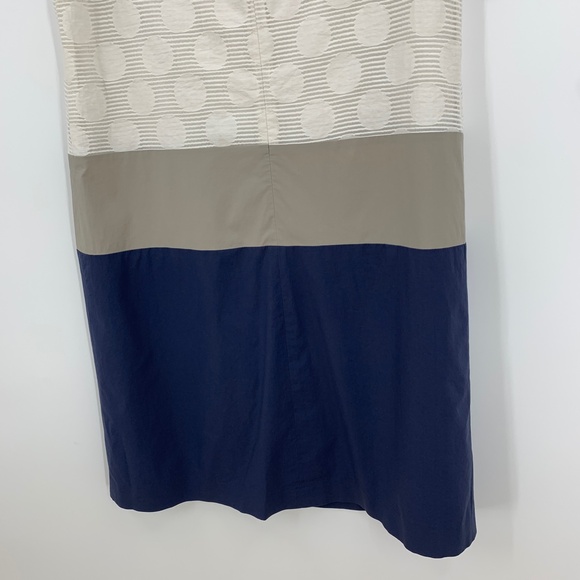 Peserico Sleeveless Color Block Shift Dress Sz IT 48 = US 12 - Picture 6 of 11